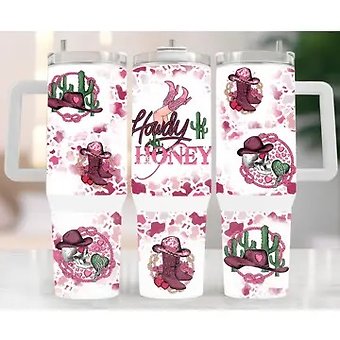 40 Oz Howdy Honey Tumbler and Tumbler Bouquet